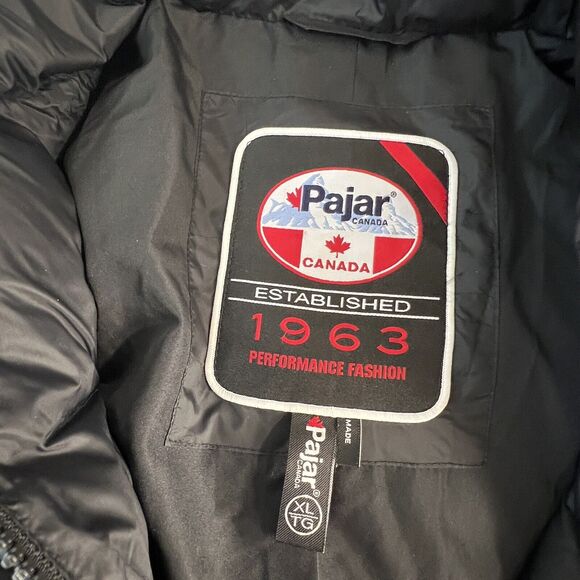 Pajar Canada Roxy Parka Down Puffer Coat‎ Women’s Faux Fur Removable Hood XL - Picture 9 of 16